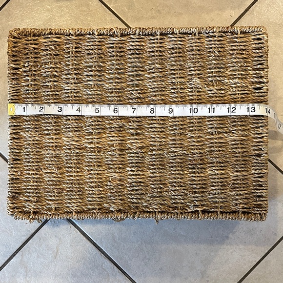 Wicker Rectangular Storage Baskets - Brown - Picture 7 of 8